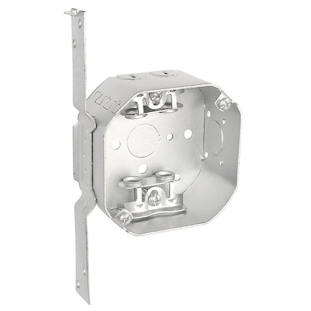 Southwire Electrical Box, 14 cu in, Octagon Box Type, Steel, Octagon Shape 54151-FBX